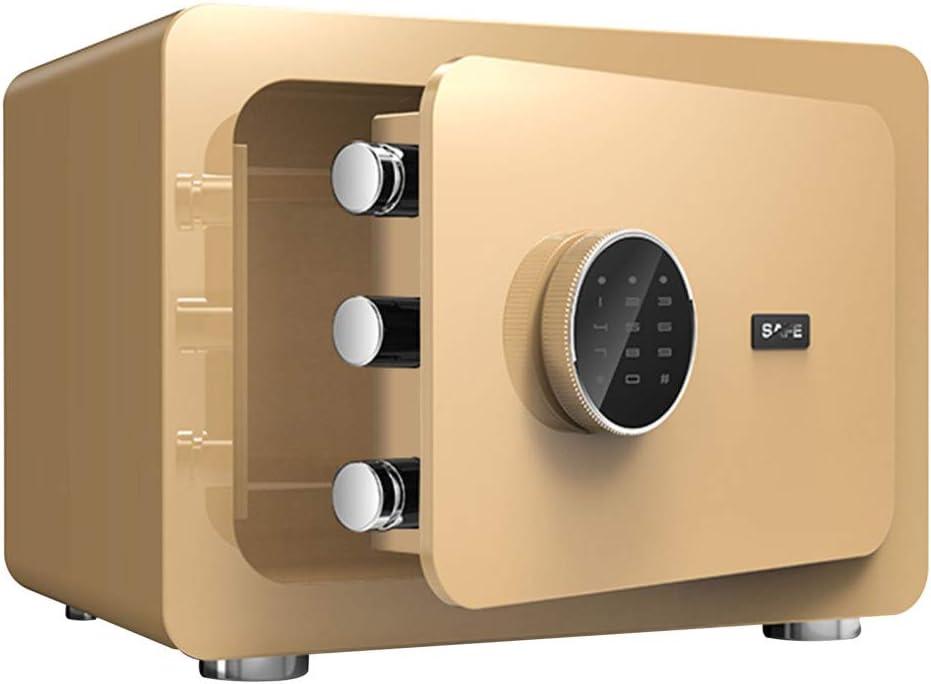 Box, Home Safe, Compact Flexible, Easy to Move, Anti-Smashing and Durable All-Steel Safe/C / 35×25×25cm