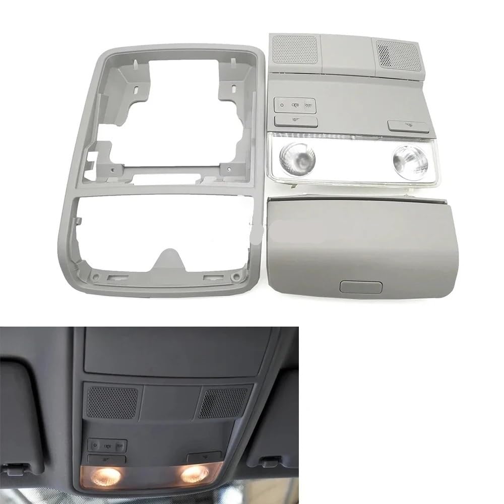 Interior and Reading Light with Switch 1 zestaw lamp sufitowych na dach wewnętrzny, etui na okulary, światło do czytania, pasuje do Volkswagena Golf 5 Golf 6 / pasuje do Passat B6 akcesoria