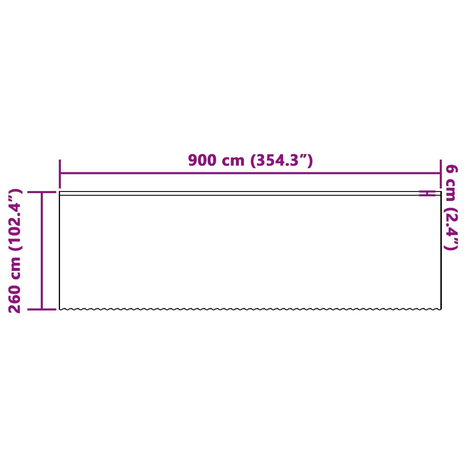 Rideau en Dentelle Floral Blanc 260 x 900 cm, Voilage Translucide en Polyester pour Salon, Chambre et Bureau, Habillage Fenêtre Chic Tamisant avec Poche à Tringle