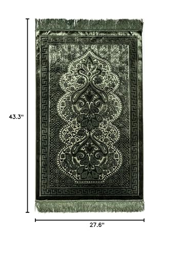 Tapete de Oración de Terciopelo MODEFA Paisley 70x110cm miniatura 3