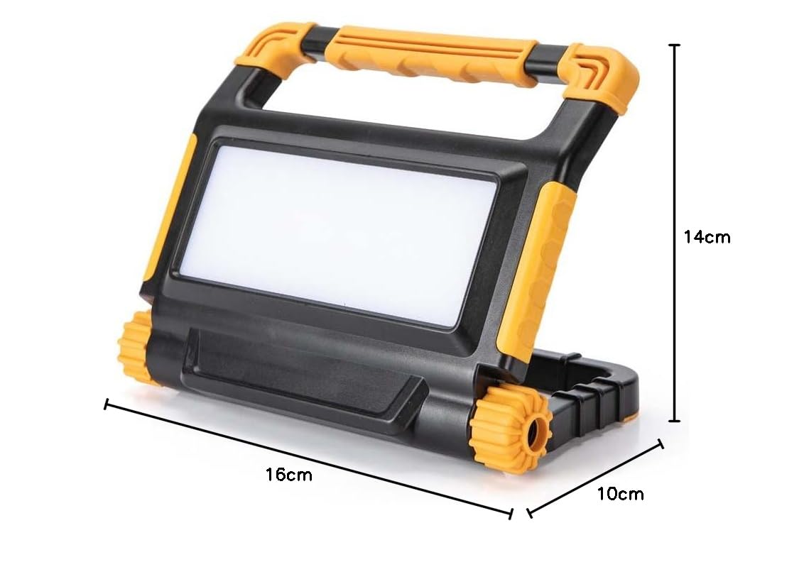 Fanton S.P.A. Faro da Lavoro a LED Ricaricabile con Ingresso di Ricarica Tramite Presa USB-A, 15W, 1400lm, IP54, 5VDC