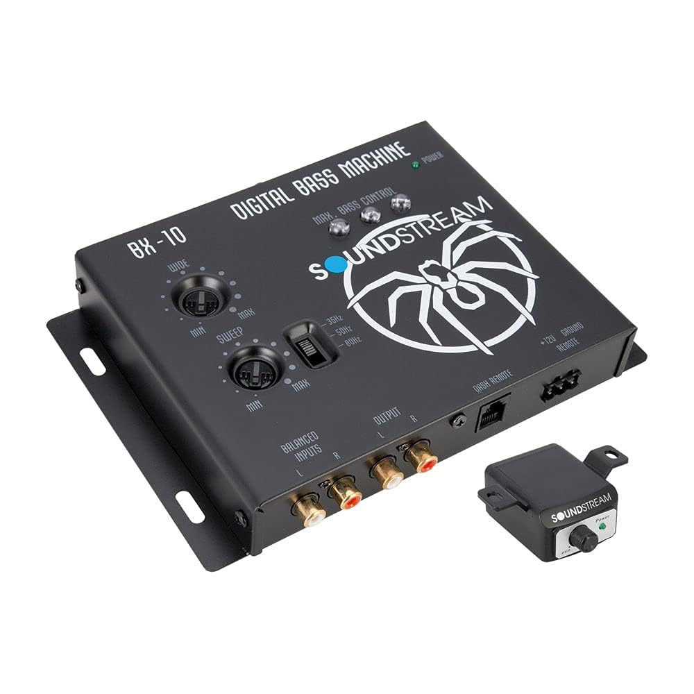 FOR Soundstream BX-10 Digital Bass Processor with Remote + 1.5ft RCA cable epicenter