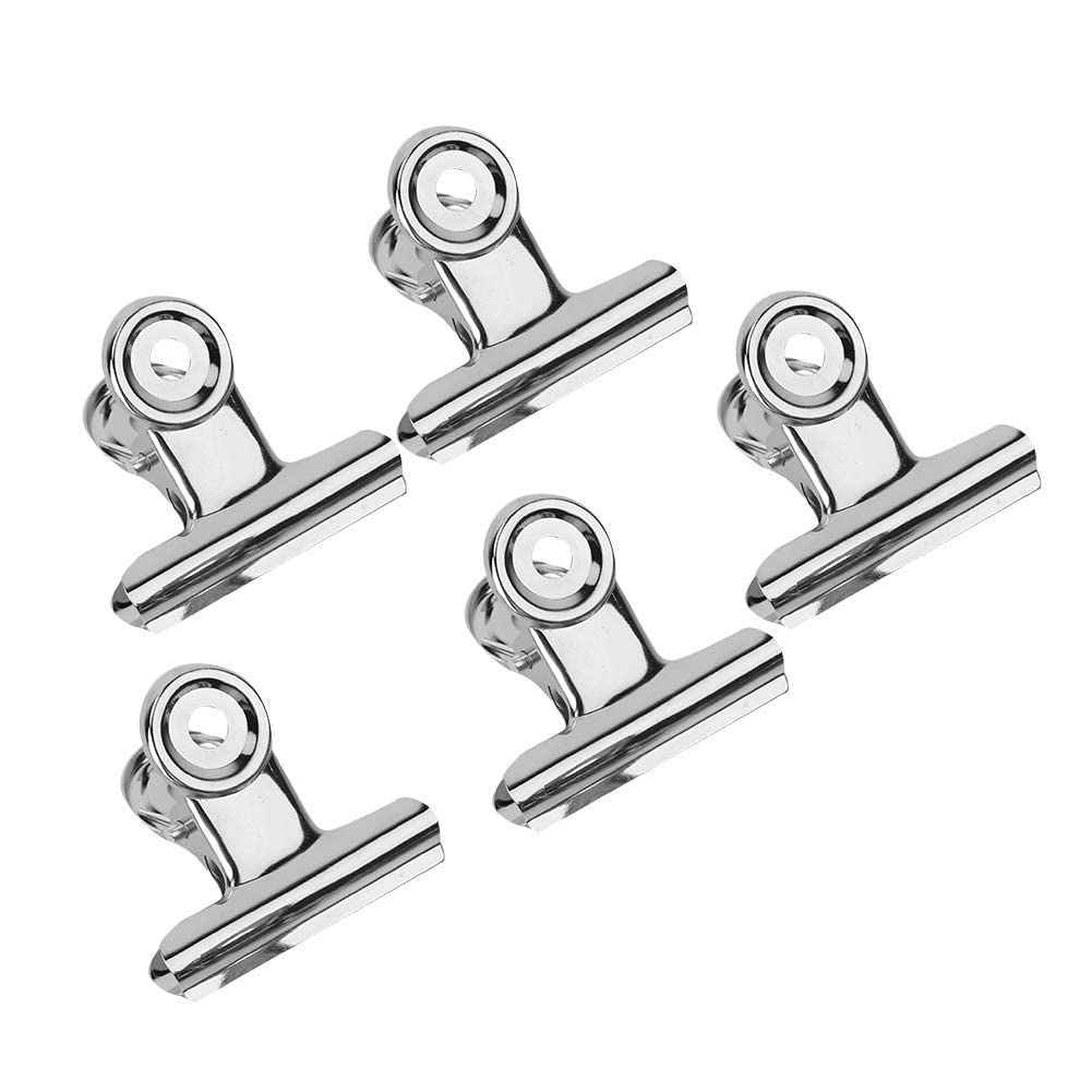5 Pcs Pinces à Ongles, Nail Art Clips en Acier Inoxydable Argent C Courbe Clous D'extension D'ongle Accessoires Multifonctionnels D'art D'ongle pour L'extension D'ongle de Doigt de Polygone