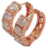 Satin-Geschenkbeutel ORECCHINI Gold 18 CARATI DIAMANTEN Felge 18 KT