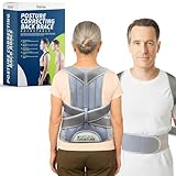 The Natural Posture Posture Corrector for Men and Women - Lumbar Back Brace and Shoulder Straightener - Helps Provide Lower Back Support and Relief - Adjustable, Comfortable and Easy to Wear