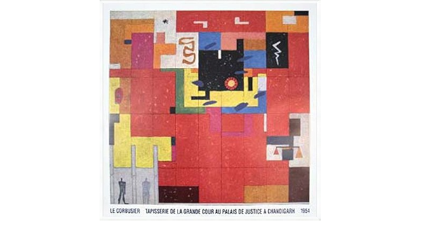 Amazon.co.jp: ポスター ル コルビジェ Wandteppich Fur Chandigarh