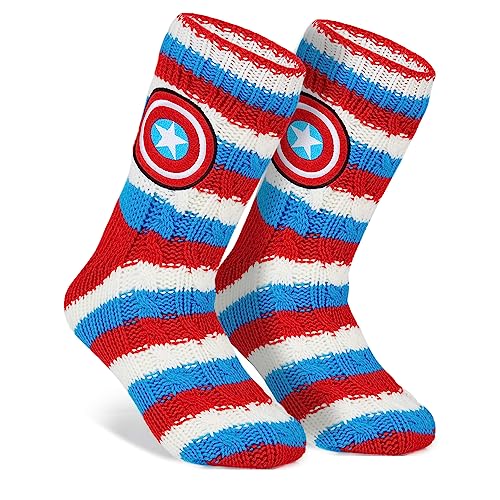 Marvel Kuschelsocken Herren Avengers Winter Socken Jungen Teenager...