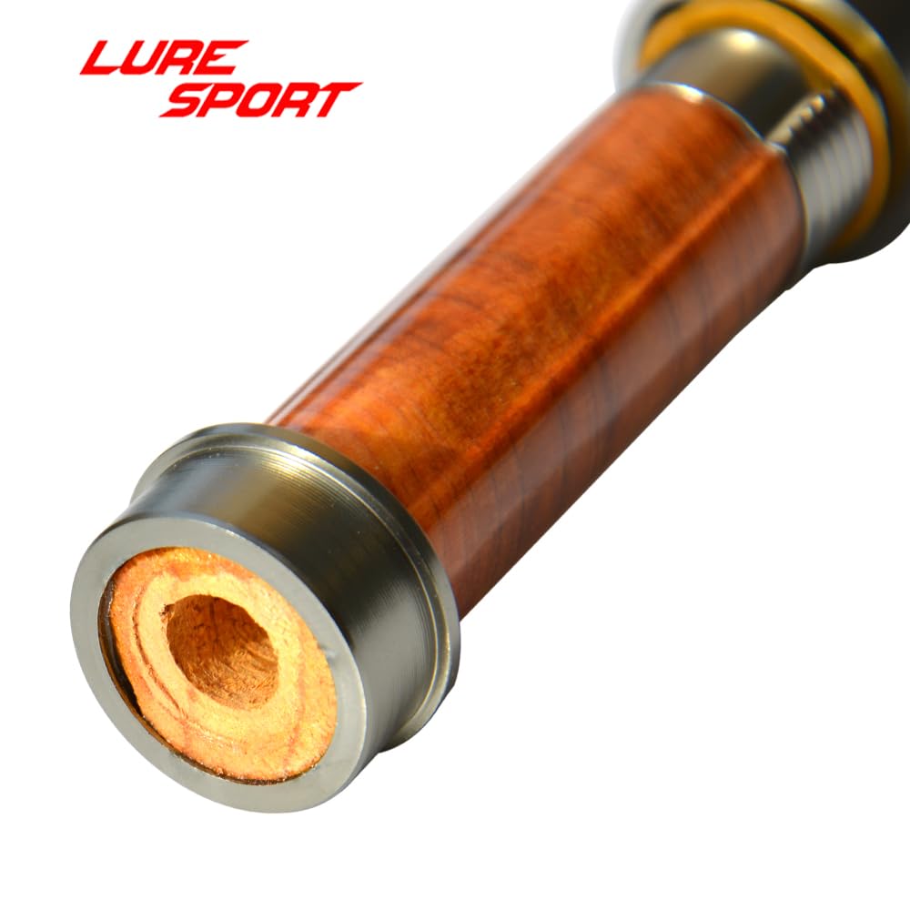 Luresport Wood Aluminum Reel seat with End Cap Fly Fishing Rod Building Component Repair Fly Rod DIY Accessory : Sports & Outdoors