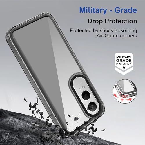 Image of amazon basics Back Case Cover for OnePlus Nord CE 4 Lite 5G | Compatible for OnePlus Nord CE 4 Lite 5G Back Cover | Case Cover with Camera Protection | (TPU + PC | Translucent Black)