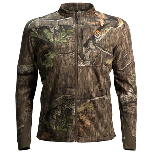 ScentLok Camo Hunting Jacket for Men - Savanna Aero Fuse Lightweight Gear (Mossy Oak Country Roots, XX-Large)