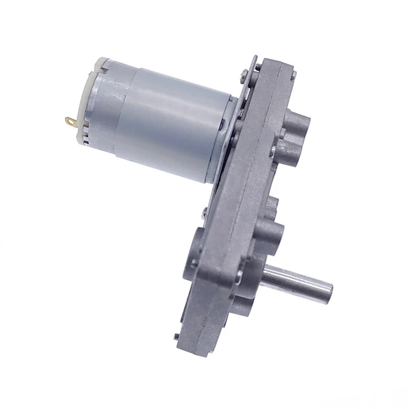 Schneckengetriebemotor, 12 V, Untersetzungsgetriebe, 20–157 U/min, DC, hohes Drehmoment, Elektromotor, Metallgetriebe, Rückwärtsgang, Selbstsperrung(12V 60RPM)