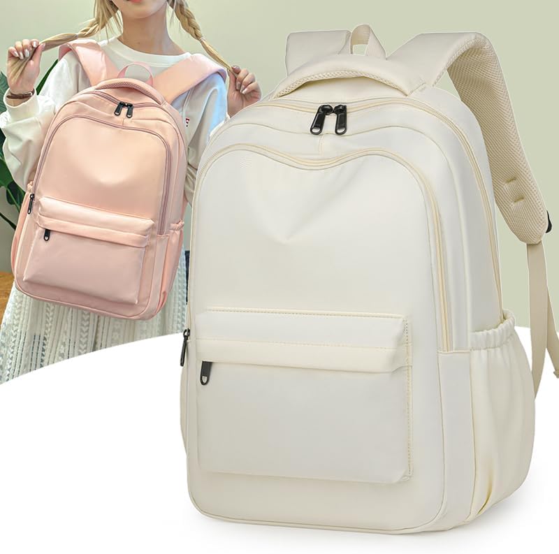Miniatura 6 de Linda mochila universitaria para la escuela, mochila estética para adolescentes, niñas, estudiantes, bolsa para laptop, bolsas de libros de gran