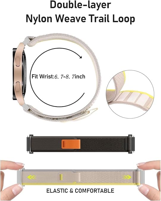 CERLINK Trail Loop 22mm SmartWatch Strap Gray - Image 5
