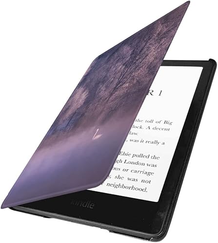 Miniatura 8 de Funda para Kindle Paperwhite (6.8 pulgadas, 11. generación, versión 2021) con correa de mano, funda inteligente rígida de PC con función de
