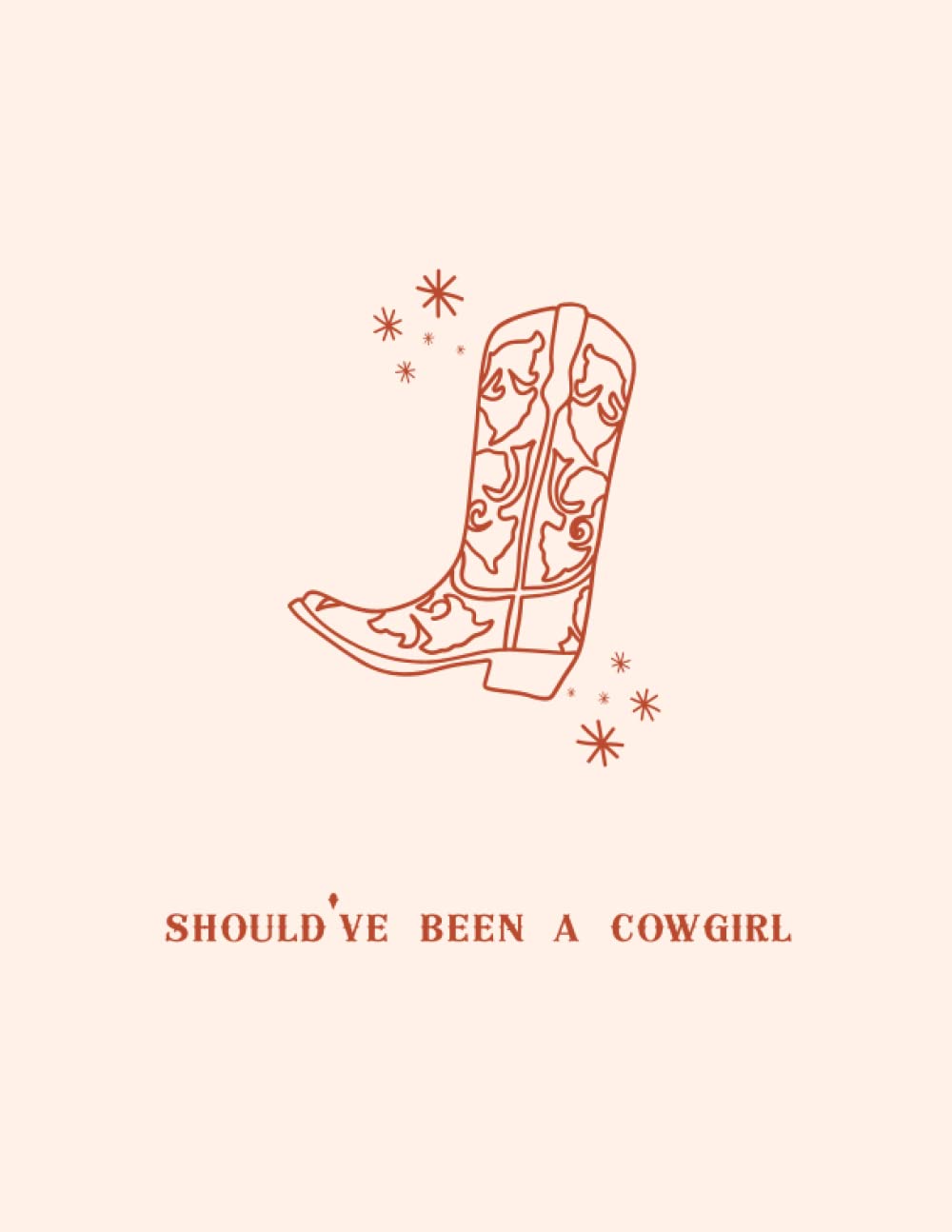 Carnet cowgirl à lignes idéal pour écrire vos pensées de style country