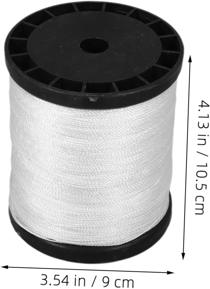 Uonlytech 3 Rolls Nylon Twine String High-Strength Twisted Nylon Cord for Construction and Masonry Bricklaying Outdoor Use