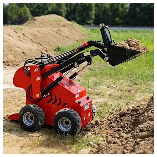 Enlarged-Bucket Stand-On Mini Skid