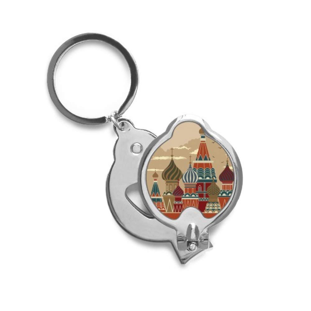 Coupe-ongles Place Rouge Russie DIYthinker en acier robuste pour manucure