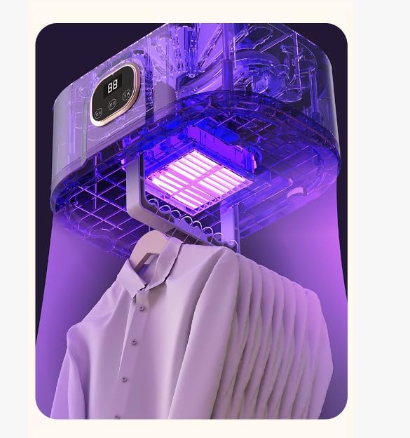 折りたたみ式ミニ衣類乾燥機、リモコン付き電動600W乾燥機、サーモスタット、30.60.90.120.150.180時間のタイミング