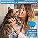 BluePet Mini Krallenschere für Katzen, Hunde, Kaninchen & Welpen I Einfach & Sicher bei engsitzenden Katzenkrallen I Kleiner Krallenschneider & Nagelschere I Nagelschneider + Krallenpflege Tier