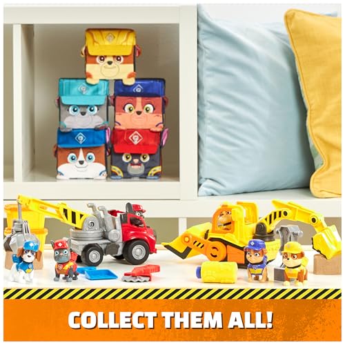 Rubble & Crew, Mix’s Cement Mixer Toy Truck with Action Figure and Movable Construction Toys, Kids Toys for Ages 3 and Up by Rubble & Crew - Image 7
