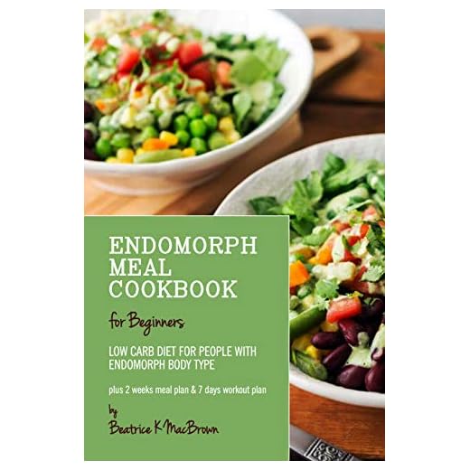 ENDOMORPH MEAL COOKBOOK FOR BEGINNERS: Low Carb diet for people with Endomorph Body Type Plus 2 weeks meal plan & 7 days workout plan