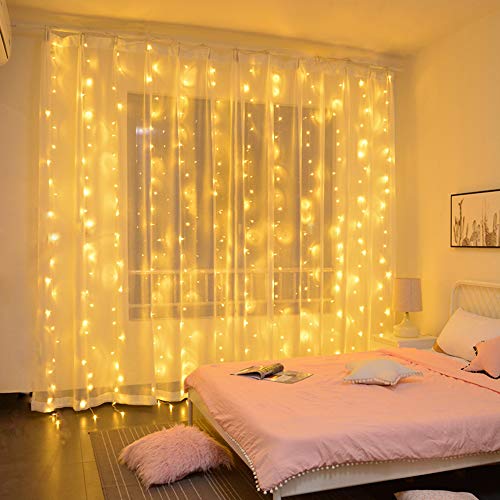 Guirnalda de luces LED GUOCHENG 3m x 3m con control remoto miniatura 3