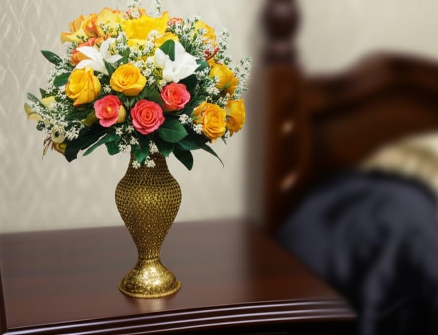 Vase à fleurs moderne BRACOP fait main pour sublimer une table vide sans décoration