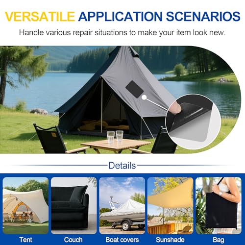 Fabric Repair Tape - Waterproof Self-Adhesive Patch Kit, Under $10 - Image 6