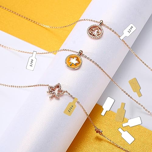 Etiquetas blancas de precio para tus proyectos y talleres de joyería 6