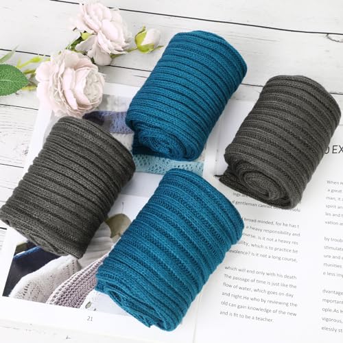 Image of XEPST 2 Pairs Leg Warmers for Women, High Boot Cuffs Knitted Boot Topper Warmers Over Knee Footless Socks for Winter Warmer