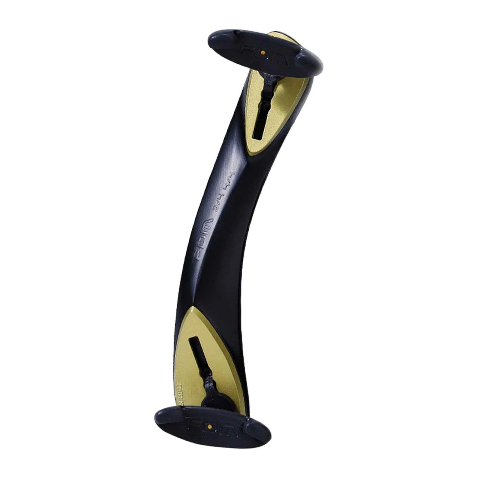 Milageto Reposacuellos para Violín con Almohadilla Plegable de Espuma EVA Pies de Goma Protectores Y Ajuste de Altura Personalizable Accesorio Ideal para, Negro