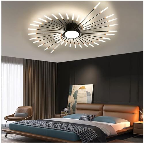 Plafoniere Led Luci Per Camera Da Letto Moderna Creativa Lampadario A Led Con Fuochi D'artificio Lampada Camera Da Letto Soggiorno Sala Da Pranzo(Size:42Heads)