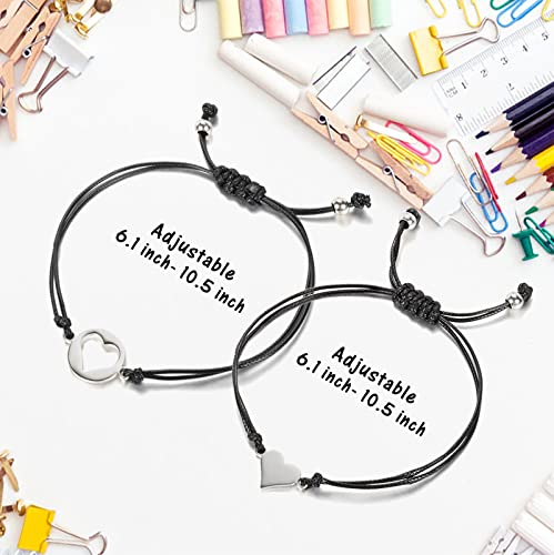 Image of First Day of School Kindergarten Bracelet, Back to School Bracelet Anxiety Separation Gift for Daughter