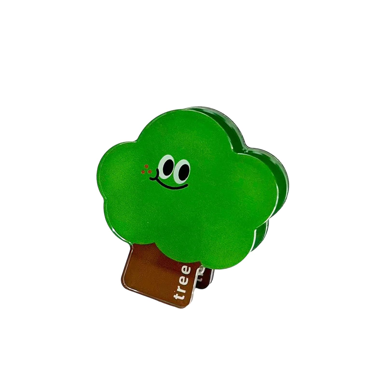 Carotoe Green Tree Strong Acrylic Fridge Magnet Clip Holder For Sticky Notes Photos Lovely Decoration For Homes Kitchen Lovely Holder