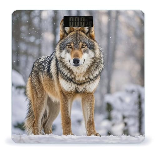Báscula digital de baño con vidrio templado Wolf miniatura 1