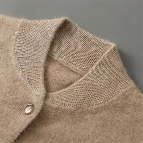 Men's Cardigan Sweater Long Sleeve V-Neck Solid Color Business Casual Knit Cardigans3
