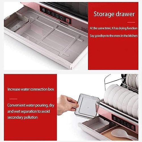 Mini Dishwasher, Portable Dishwasher One-Click Dishwashing Small Size, Table Top Dishwasher For Family Restaurant Apartment - Image 7