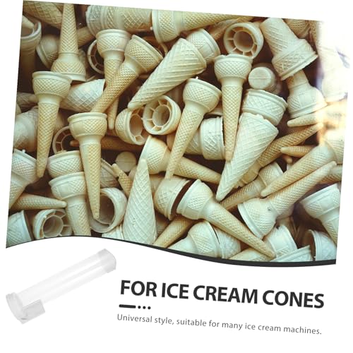 Support conique pour cornets de glace réutilisable et stable en plastique