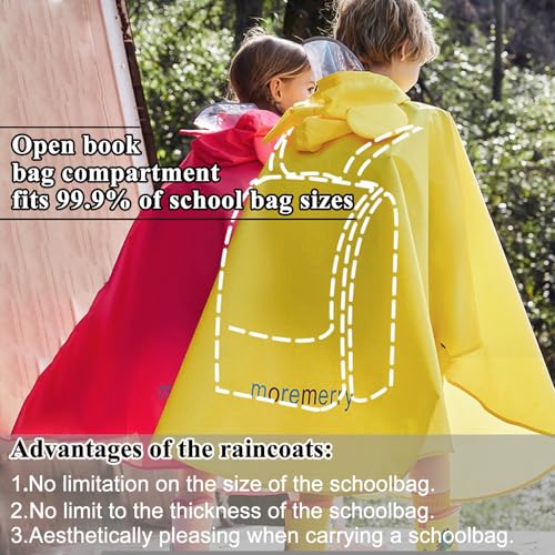 Toddler Rain Poncho Outwear Hood Rain Gear Boy and Girl Cartoon Rainwear Jacket Cute Light Weight Kids Rain Coat3