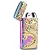 Kivors USB Rechargeable Windproof Flameless Electronic Double Pulse Arc Cigarette Lighter Belief Chinese Dragon Lighter