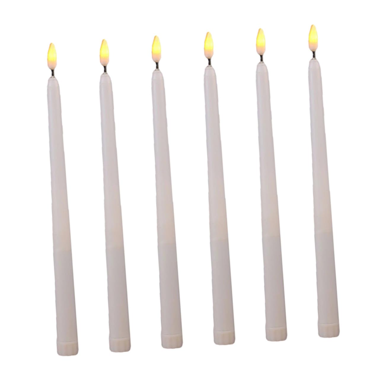 Lámparas de vela decorativas con parpadeo electrónico elegante de alta duración 8