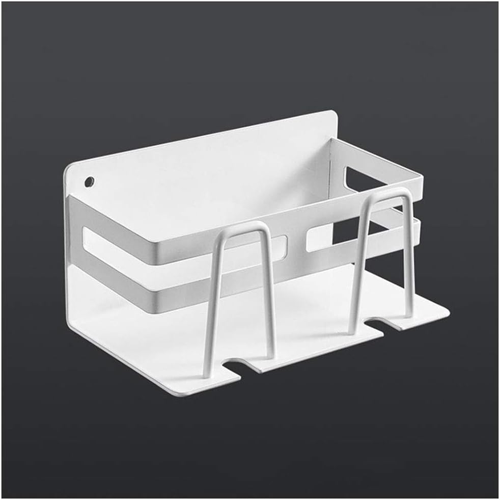 Floating Shelves Wall Suction Toothbrush Holder, Stainless Steel Bathroom Shelf, Anti-Rust and Anti-Oxidation, Suitable for Shower Room and Vanity (Color : Black, Size : Style 2) (Black Style 2)