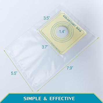 Peritoneal Dialysis Shower Pouch Waterproof Shield PD Port Protector Disposable Cover for Transfer Set Holder Catheter Peg Feeding G Tube Bathing Accessories Bag Women Men (Pack of 25)