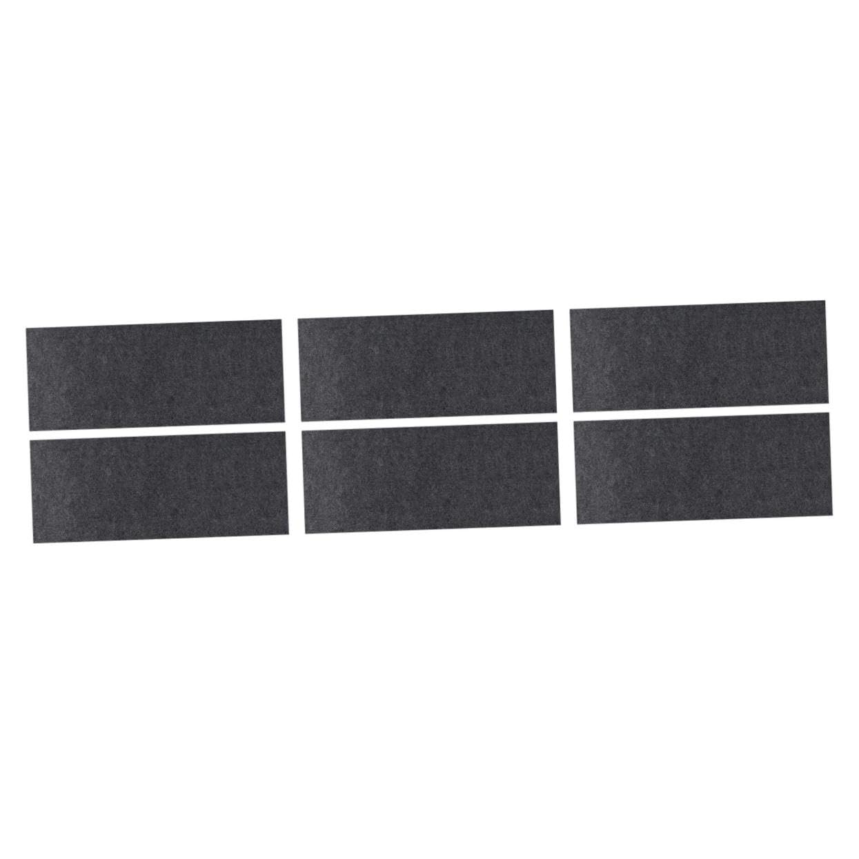 HANABASS 6 Piezas Alfombrilla Rascadora Autoadhesiva Recortable para Sofá y Muebles Protección Duradera contra Arañazos de Gato Fácil Instalación Unidades Color Gris Oscuro