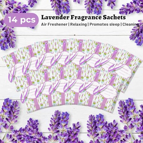 Image of STRN Scented Sachets for Drawer and Closet, Lavender Scent 14 Pack for Home