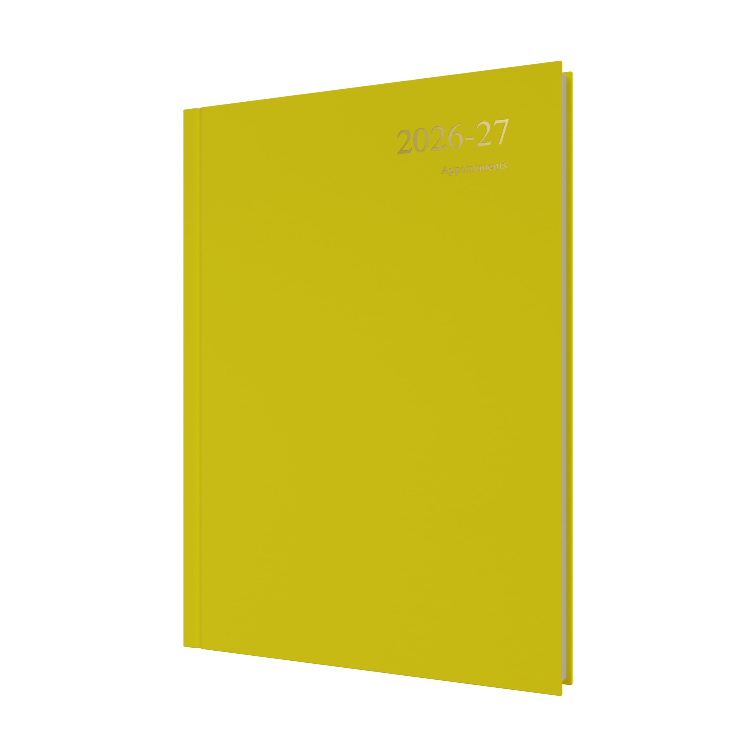 2026-2027 Mid/Academic Year Planner - 13 Month A4 Day-to-Page with Appointments - Collins Debden Essential Range Yellow (ESSA41M.45-2627)
