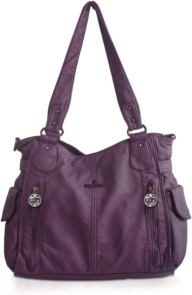 Sac hobo violet grande capacité idéal pour vos journées shopping et sorties