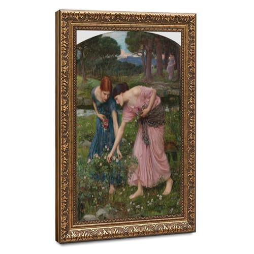 Cadre à suspendre John William Waterhouse motif peinture 40x61 cm