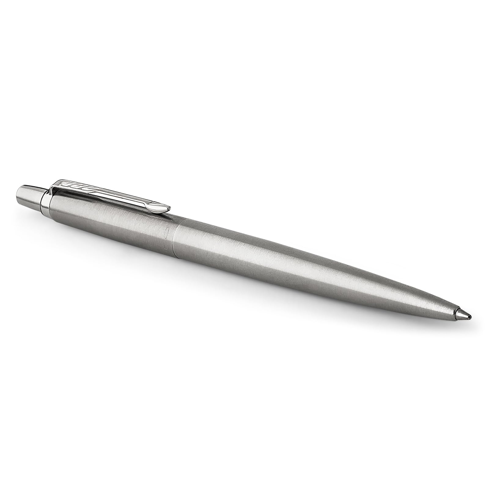 Parker Stylo à bille personnalisé en acier inoxydable avec étui à stylo et coffret cadeau, stylo à bille personnalisé pour anniversaires, anniversaires de mariage et cadeaux d'entreprise